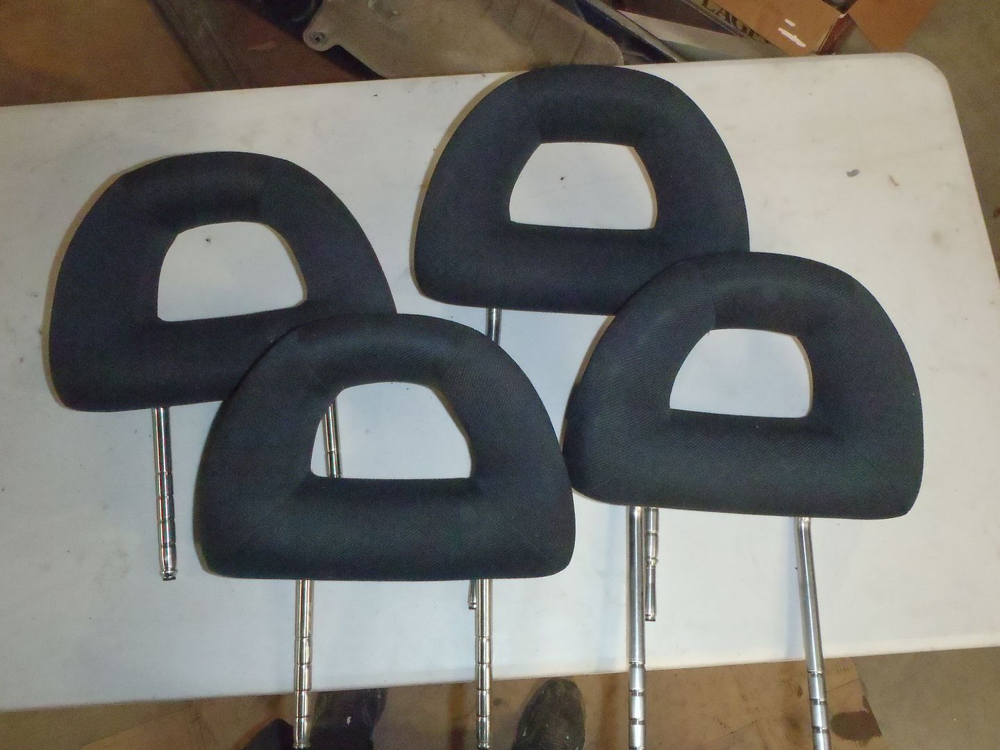 FS Beetle "Donut" headrests, set of (4) black cloth VW Vortex